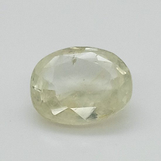 Yellow Sapphire (Pukhraj) 4.91 Ct Certified Yellow Sapphire (Pukhraj) 4.91 Ct Certified